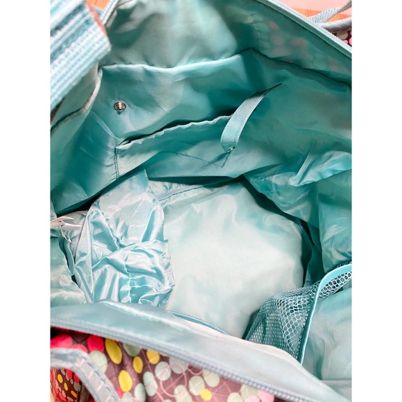 Thirty-One All Pro Tote Graffiti Dot Green Polka Dot with Shoe Compartment - Picture 13 of 15